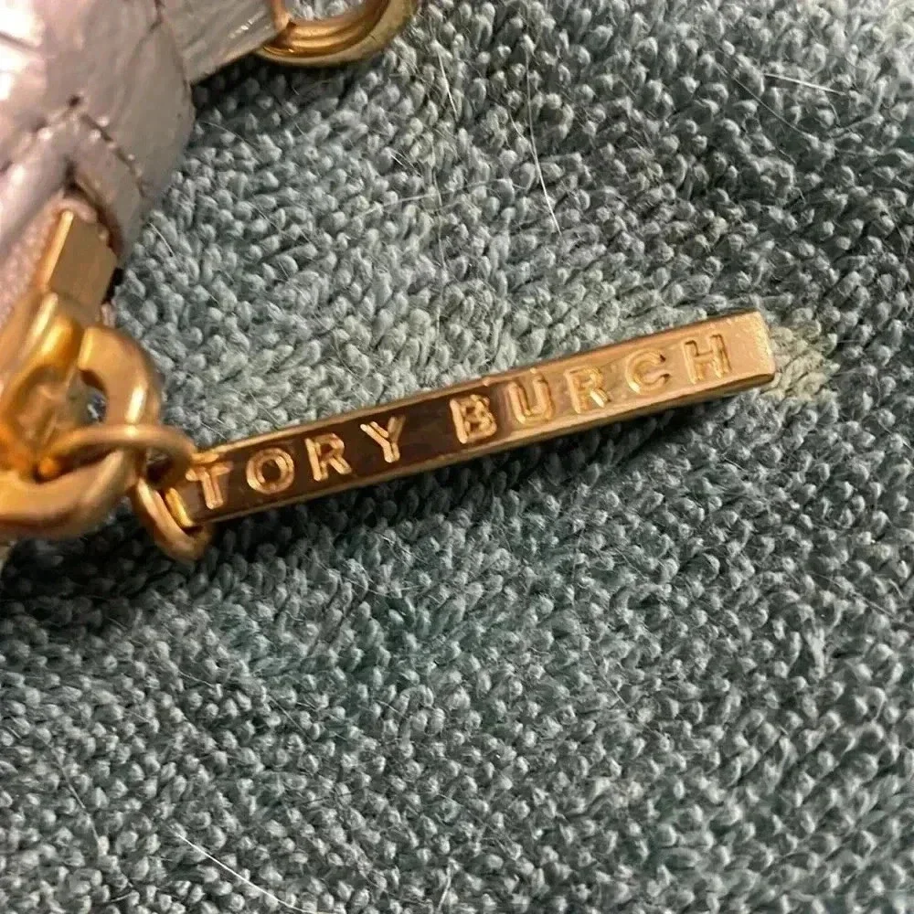 Tory Burch metallic cross bag